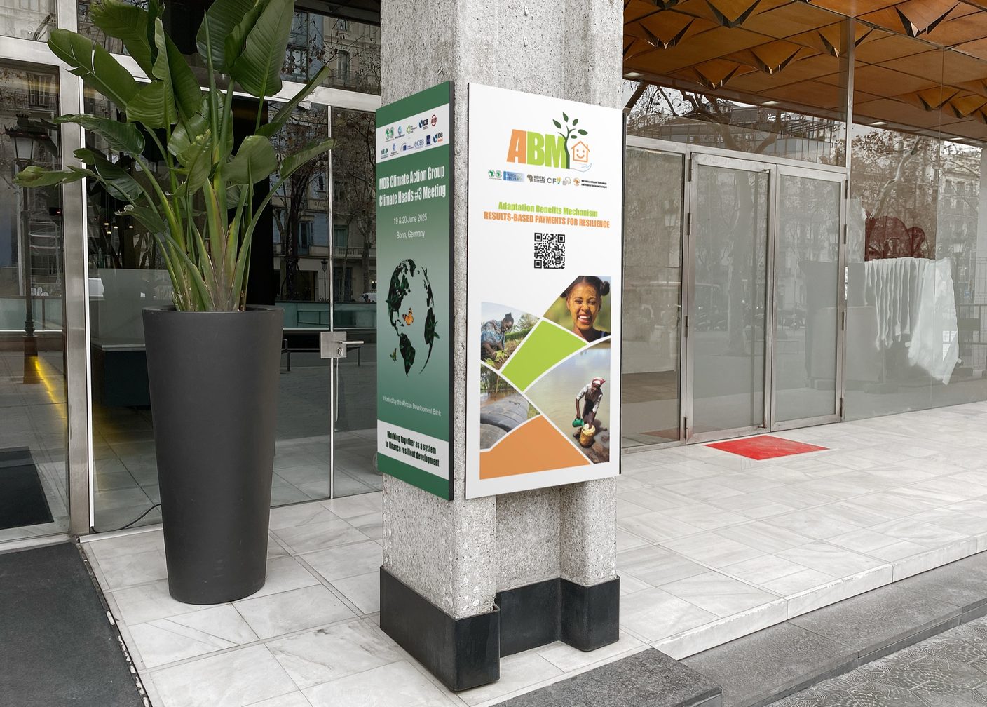 EVENT SIGNAGE — ABM, ADAPTATION BENEFITS MECHANISM